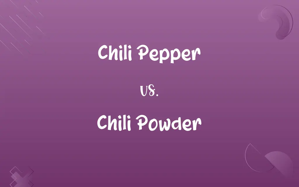 Chili Pepper vs. Chili Powder