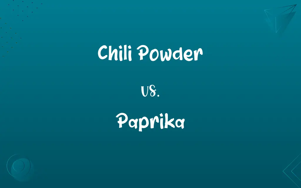 Chili Powder vs. Paprika