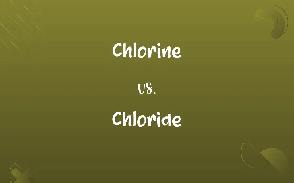 Chlorine vs. Chloride