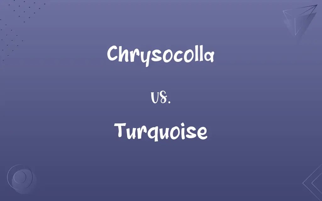 Chrysocolla vs. Turquoise