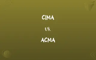 CIMA vs. ACMA