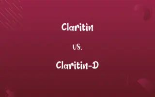 Claritin vs. Claritin-D