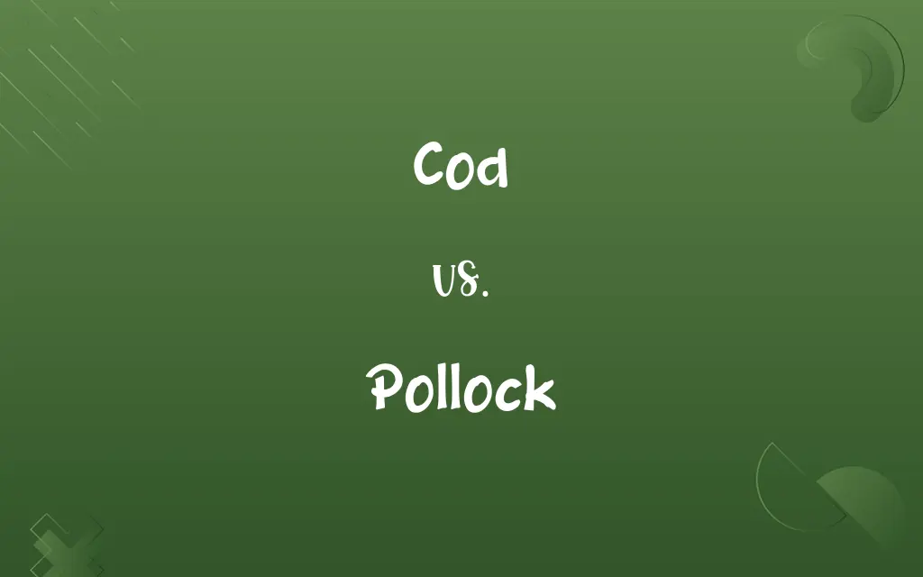 Cod vs. Pollock