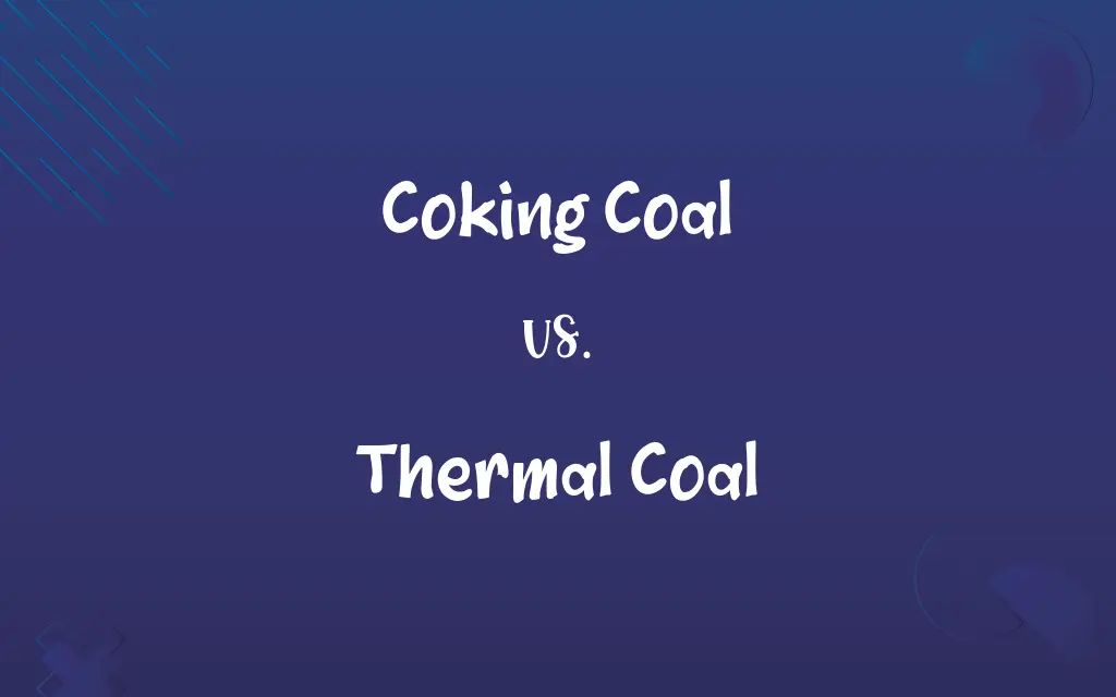 Coking Coal vs. Thermal Coal