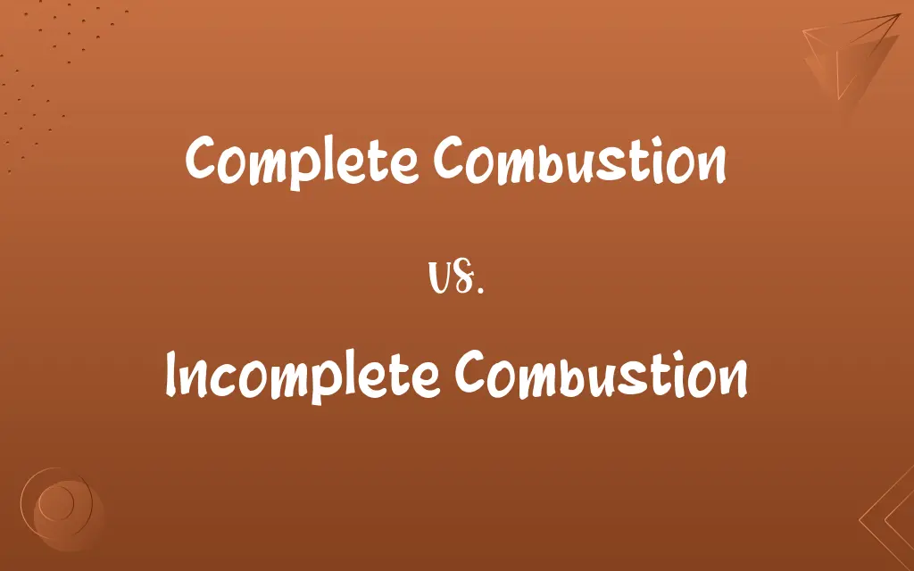 Complete Combustion vs. Incomplete Combustion
