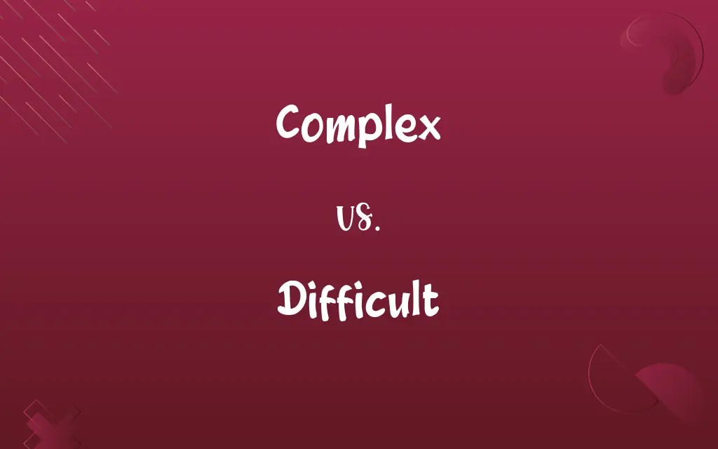 Complex vs. Difficult