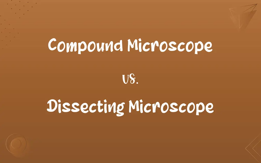 Compound Microscope vs. Dissecting Microscope