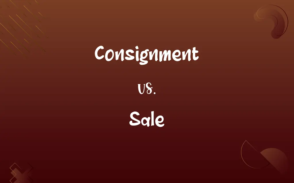 Consignment vs. Sale