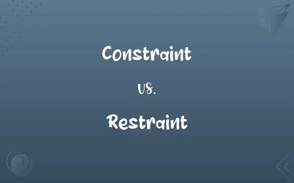 Constraint vs. Restraint