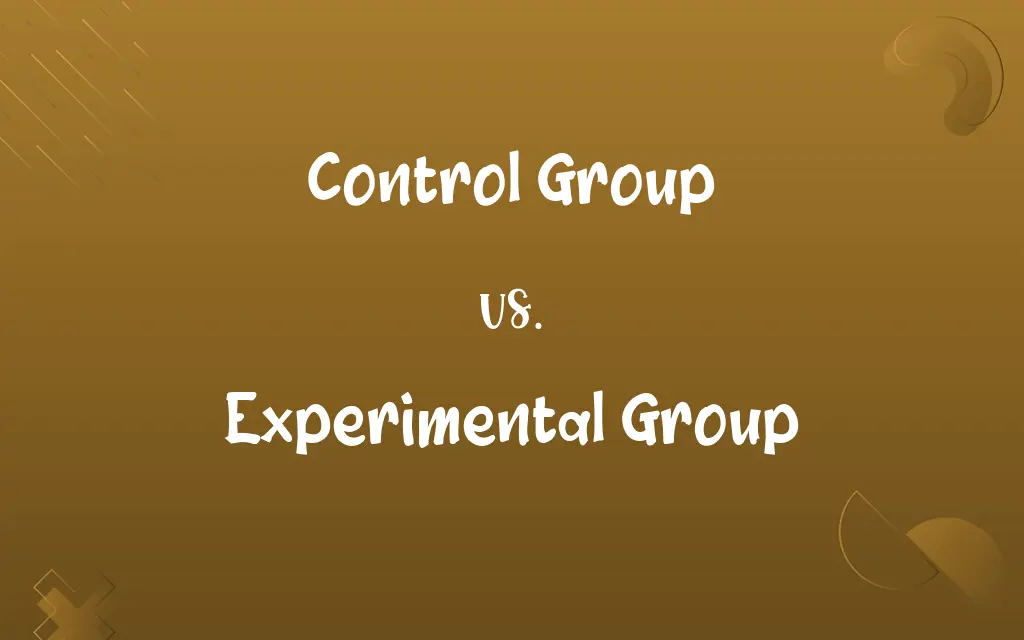 Control Group vs. Experimental Group