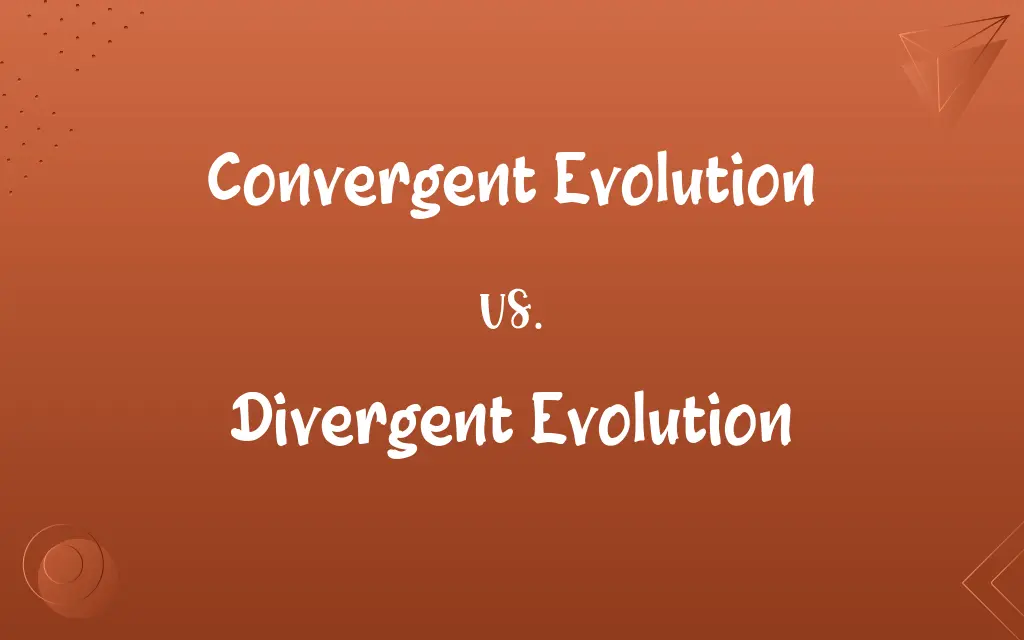 Convergent Evolution vs. Divergent Evolution