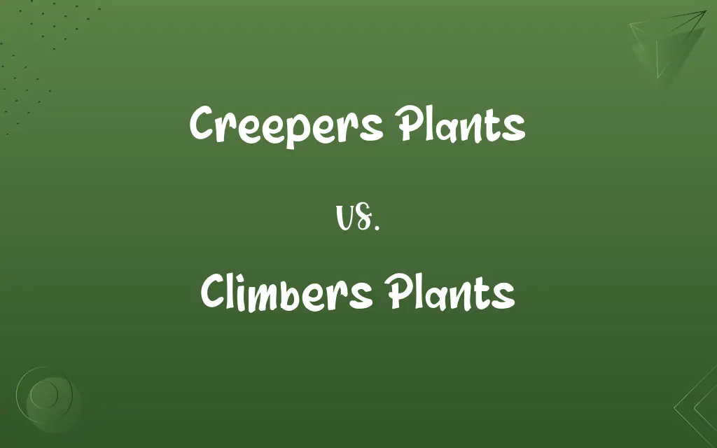 Creepers Plants vs. Climbers Plants