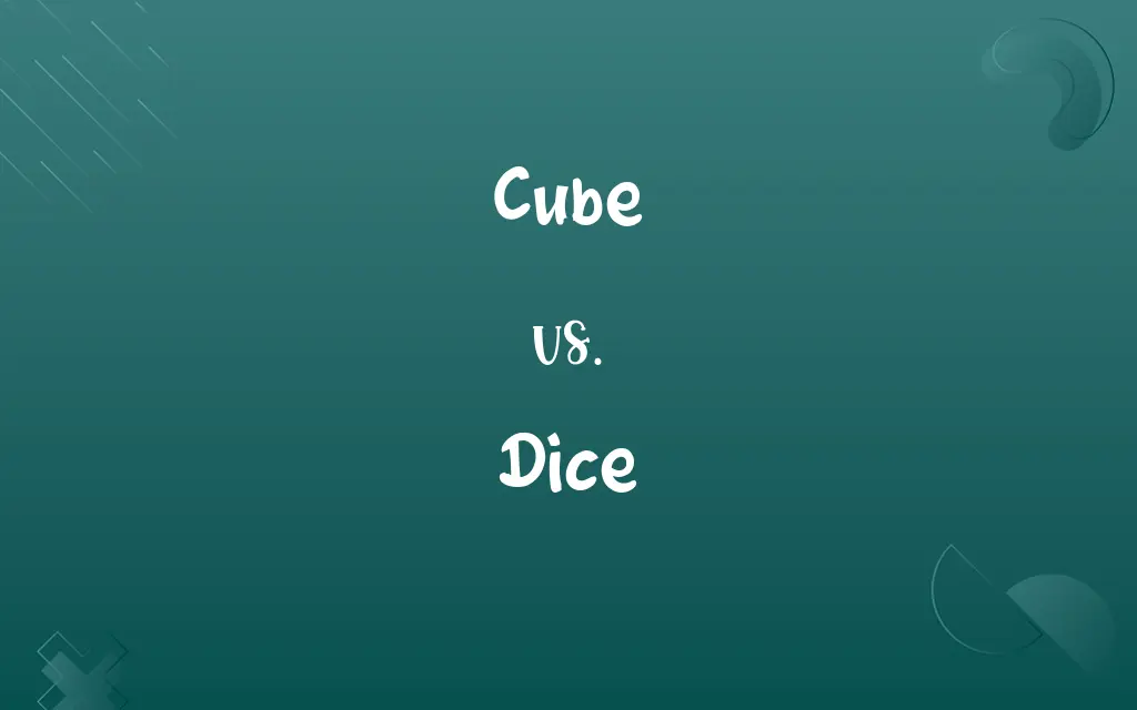 Cube vs. Dice