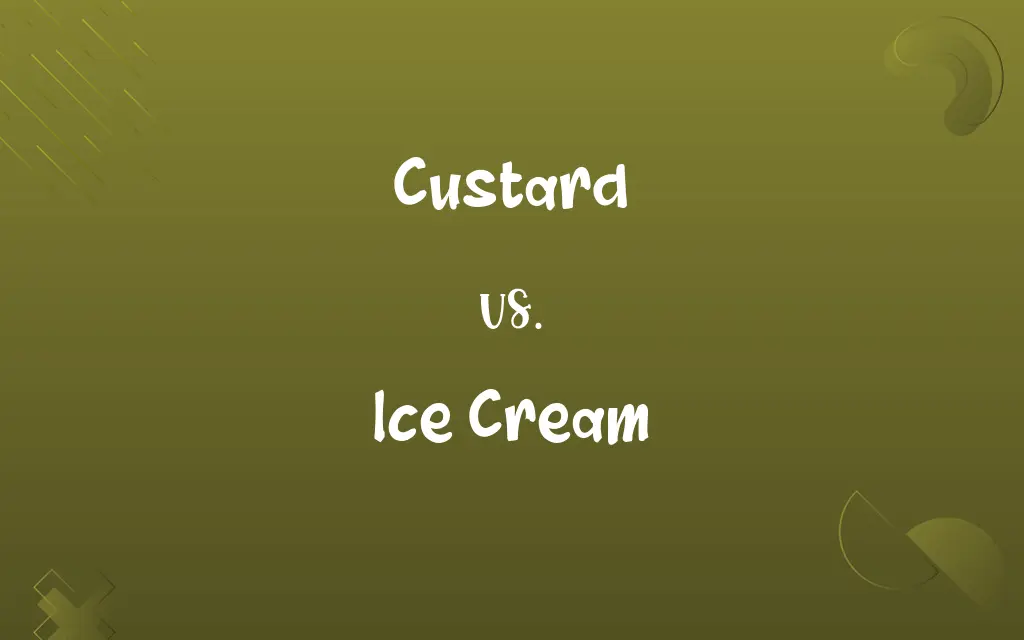 Custard vs. Ice Cream