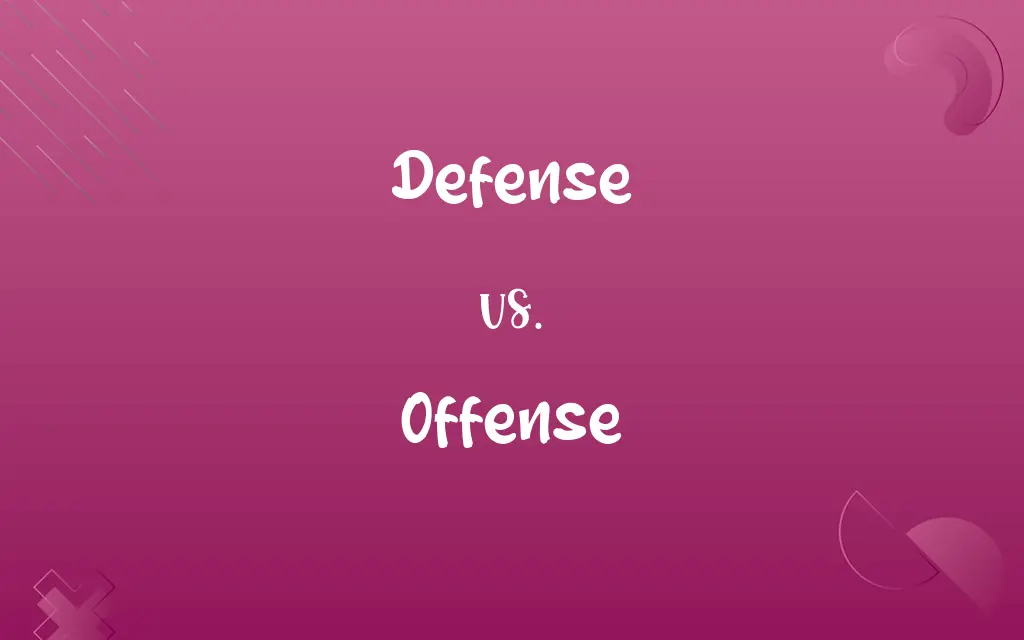 Defense vs. Offense