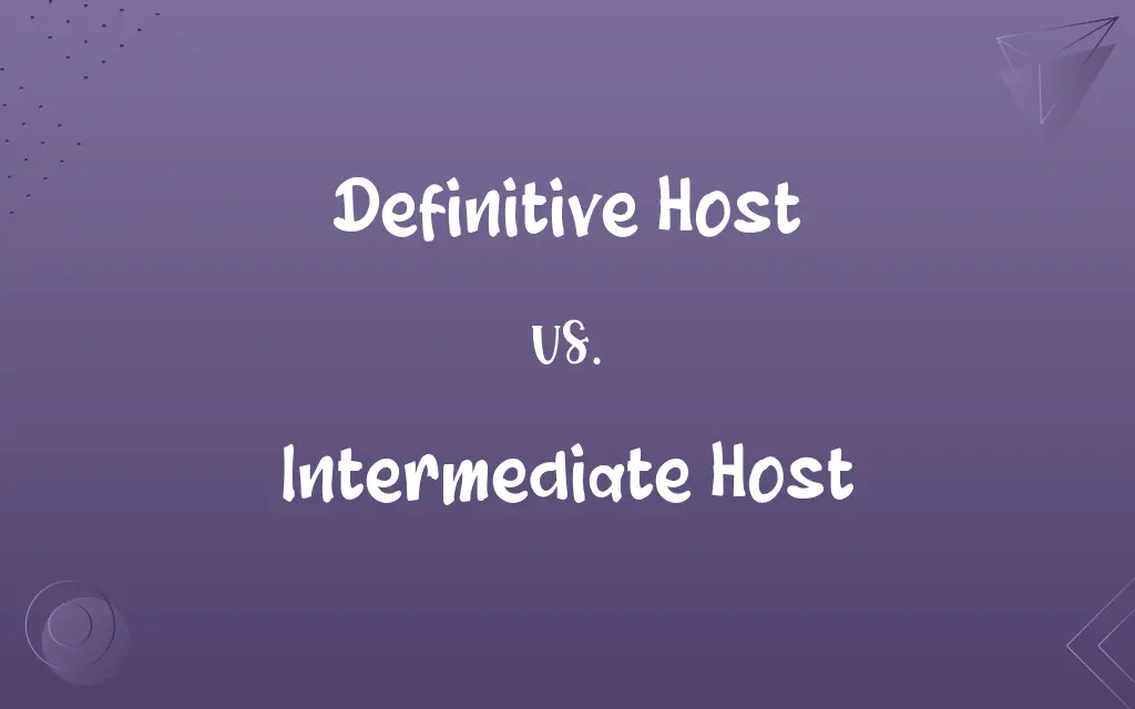 Definitive Host vs. Intermediate Host