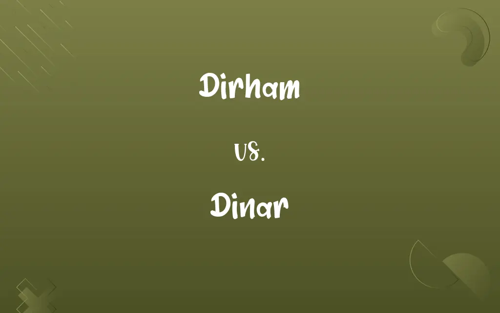 Dirham vs. Dinar
