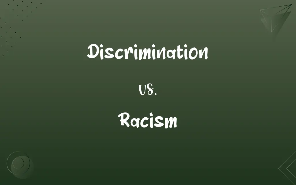 Discrimination vs. Racism