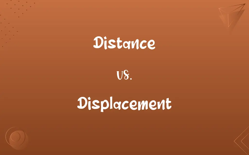 Distance vs. Displacement