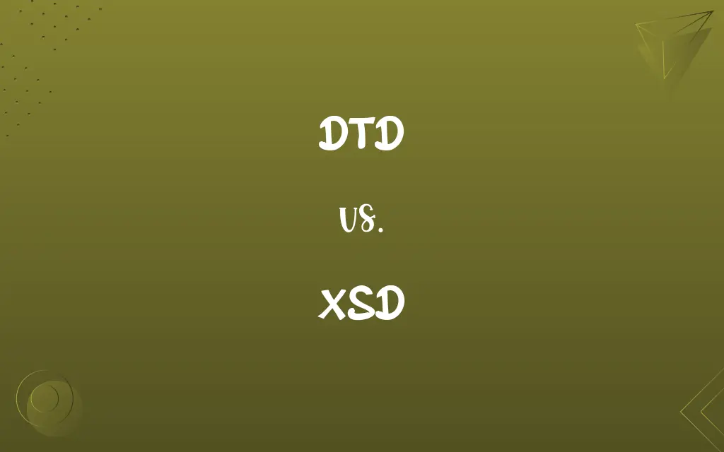 DTD vs. XSD
