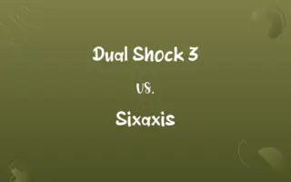 Dual Shock 3 vs. Sixaxis