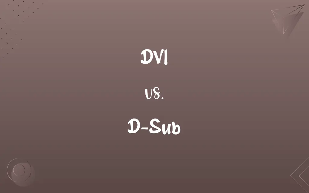 DVI vs. D-Sub