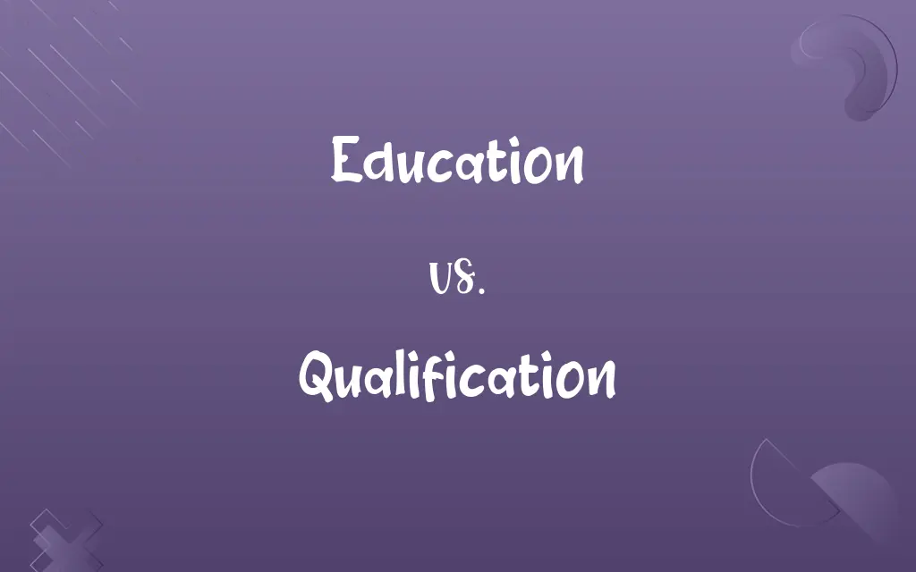Education vs. Qualification