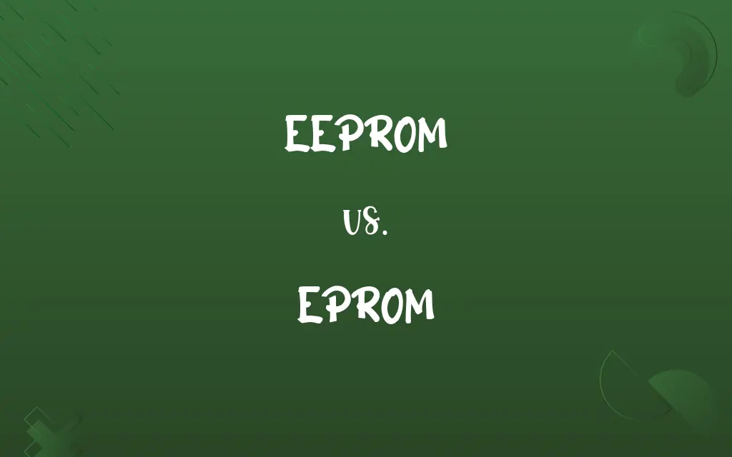 EEPROM vs. EPROM