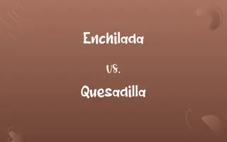 Enchilada vs. Quesadilla