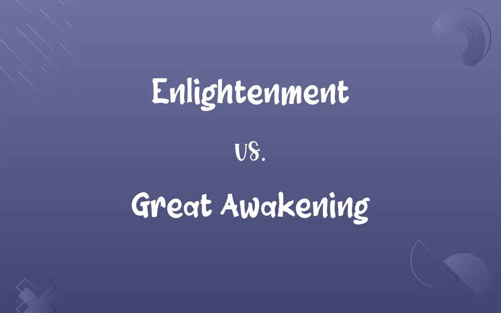 Enlightenment vs. Great Awakening