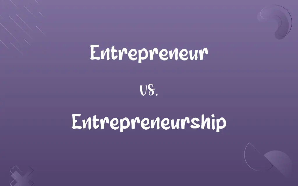Entrepreneur vs. Entrepreneurship