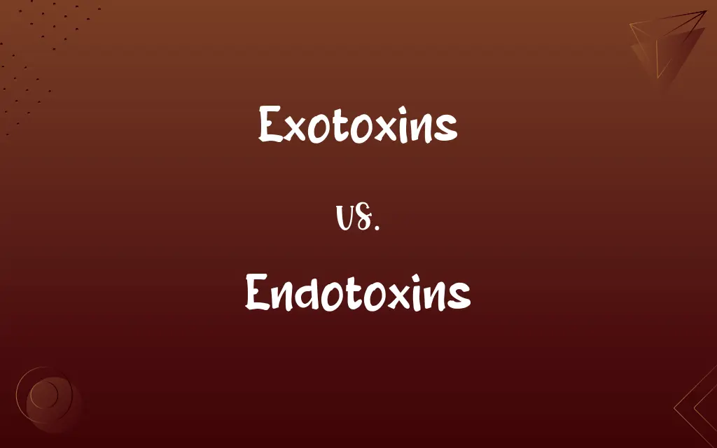 Exotoxins vs. Endotoxins