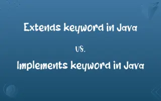 Extends keyword in Java vs. Implements keyword in Java