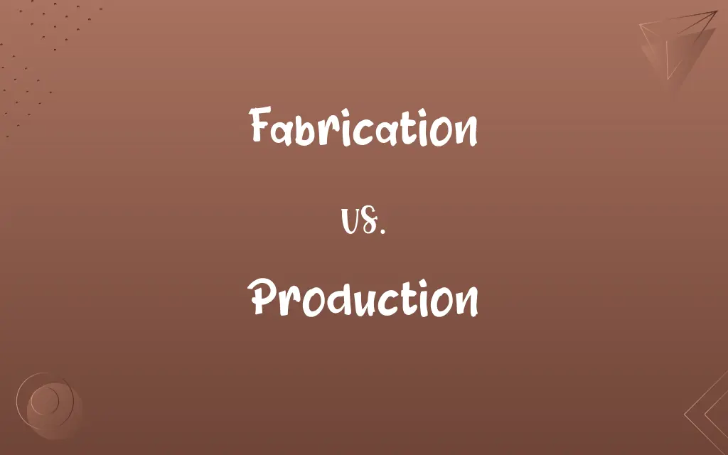 Fabrication vs. Production
