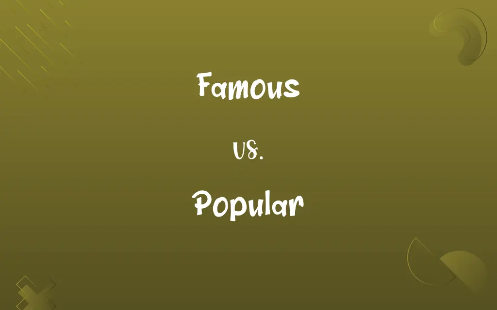 Famous vs. Popular
