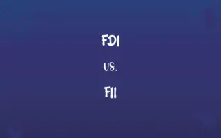 FDI vs. FII