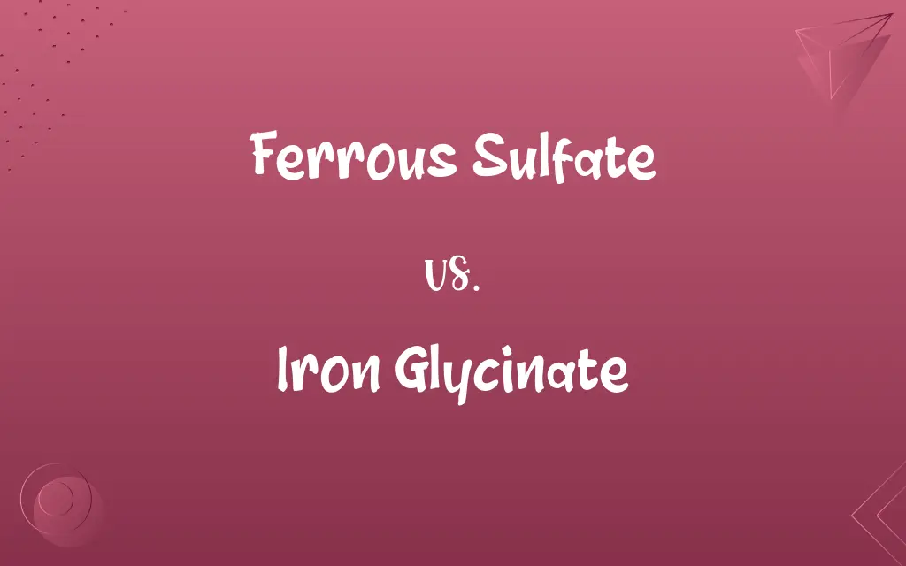 Ferrous Sulfate vs. Iron Glycinate