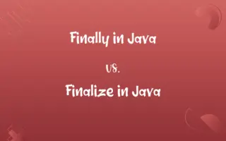 Finally in Java vs. Finalize in Java