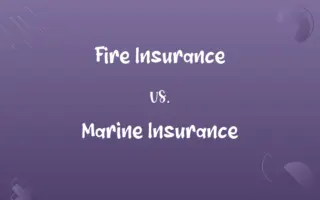 Fire Insurance vs. Marine Insurance