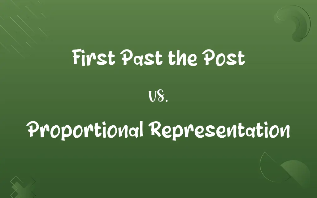 First Past the Post vs. Proportional Representation