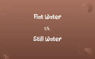 Flat Water vs. Still Water