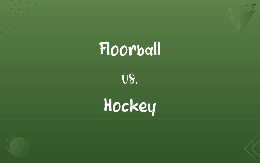 Floorball vs. Hockey