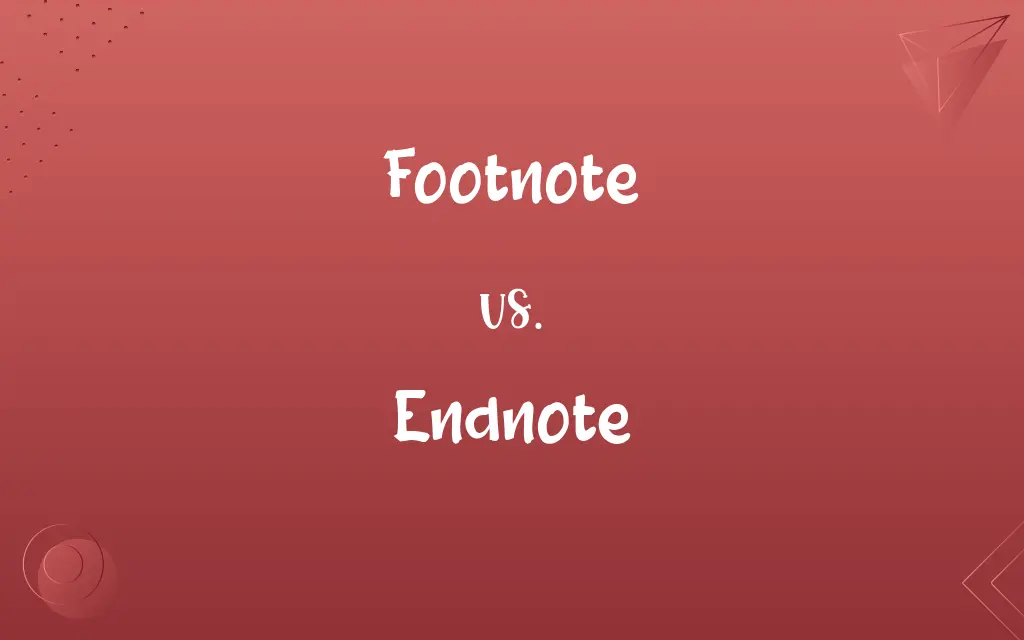Footnote vs. Endnote