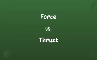Force vs. Thrust