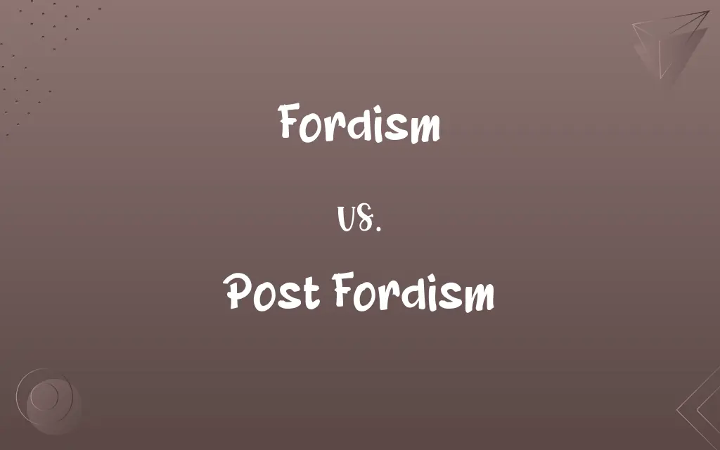 Fordism vs. Post Fordism
