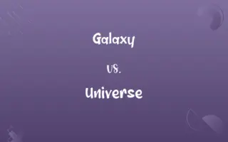 Galaxy vs. Universe