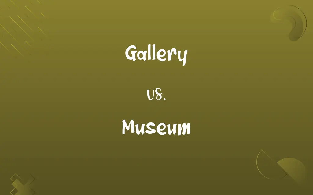 Gallery vs. Museum
