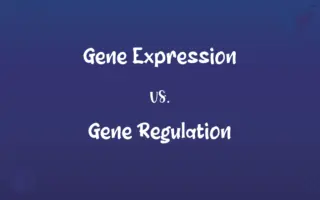 Gene Expression vs. Gene Regulation