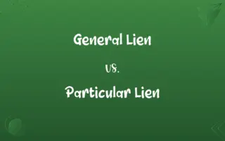 General Lien vs. Particular Lien