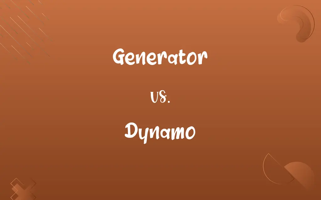 Generator vs. Dynamo